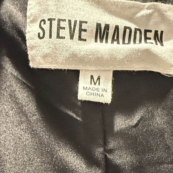 Steve Madden Black Velvet Blazer - Picture 2 of 5